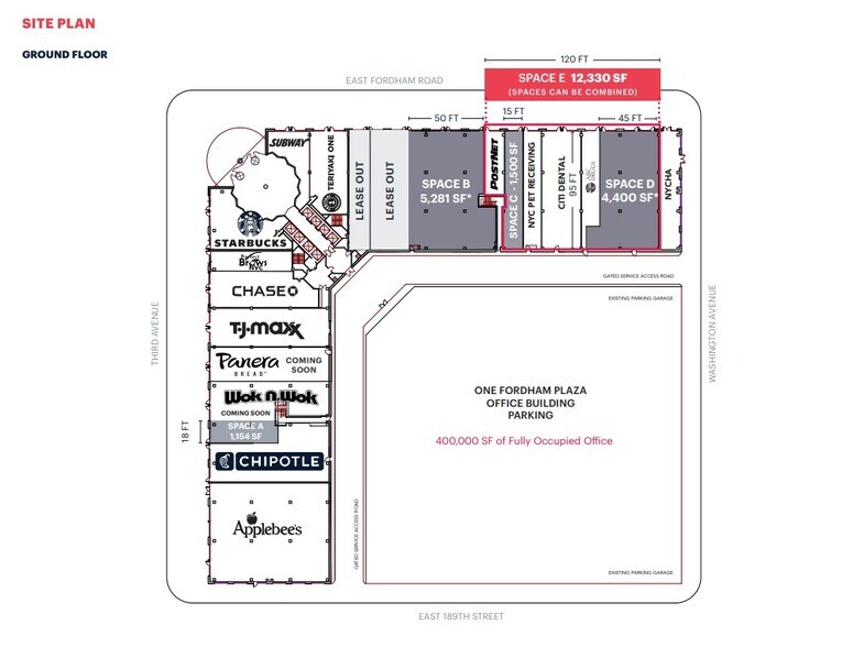 More Photos Of 1 Fordham Plz, Bronx Office For Lease