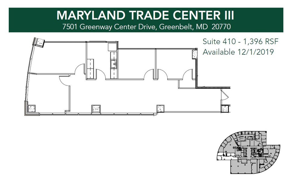 7501 Greenway Center Dr, Greenbelt, MD 20770 Office For Lease