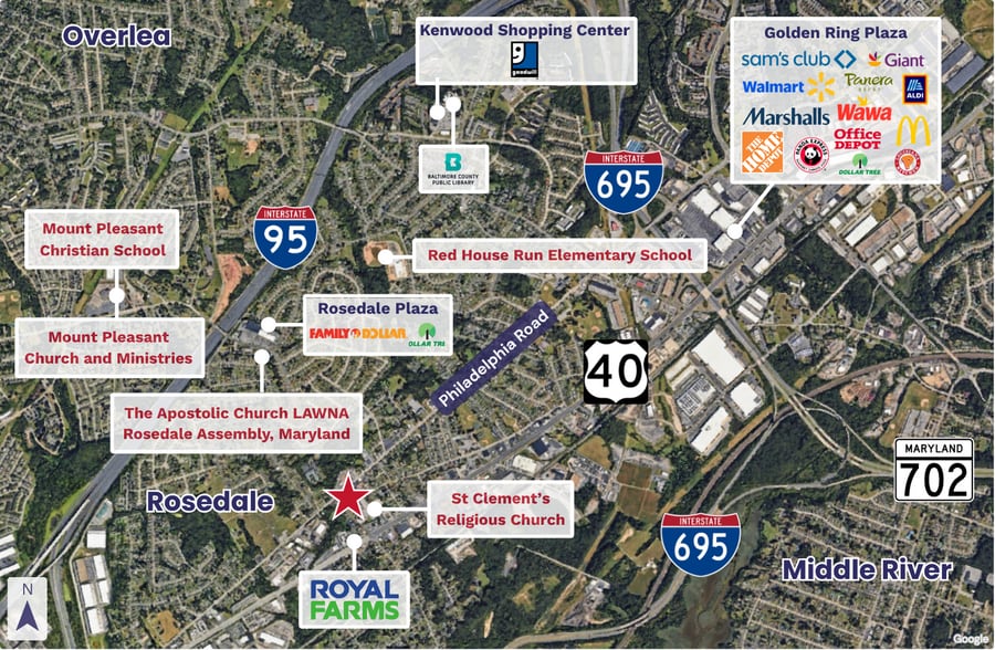 More Photos Of 1224 Chesaco Ave, Rosedale Medical For Lease