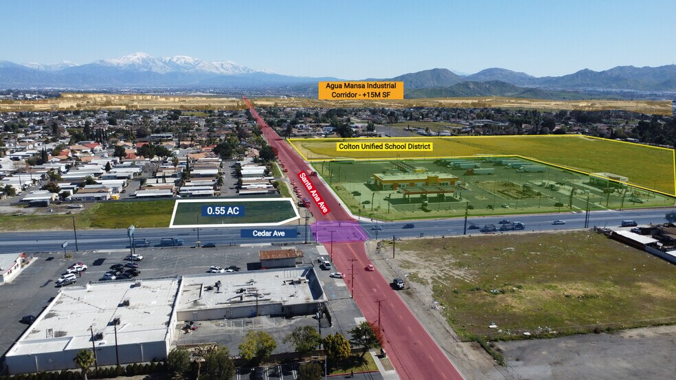 More Photos Of Cedar @ Santa Ana Ave, Bloomington Land For Lease