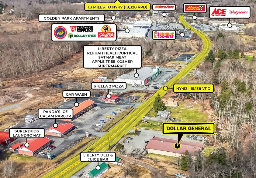 More Photos Of 1860 NY-52, Liberty Storefront For Sale