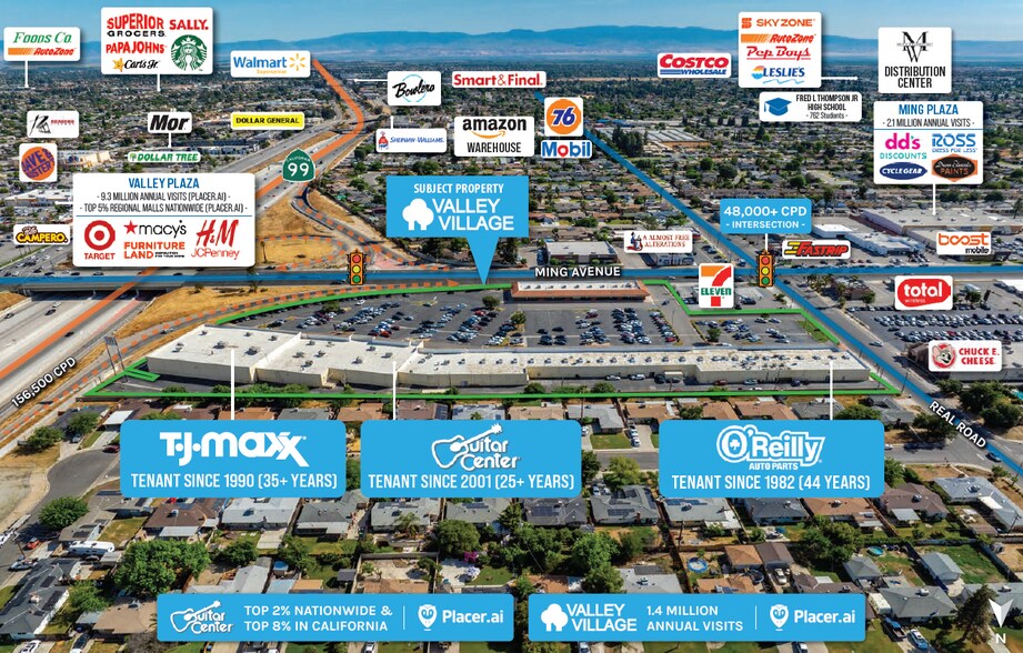 More Photos Of 3412-3690 Ming Ave, Bakersfield General Retail For Sale