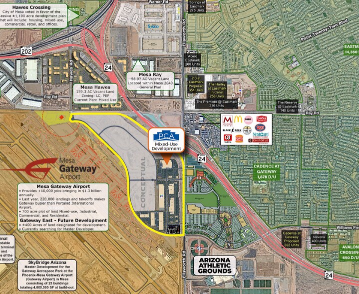 More Photos Of SWC Ellsworth Rd & SR-24, Mesa General Retail For Sale