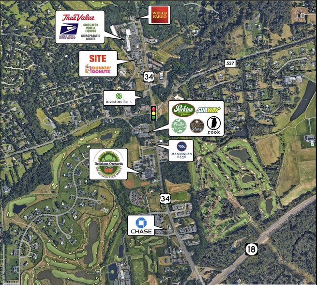 More Photos Of 400 Route 34, Colts Neck Bank For Lease