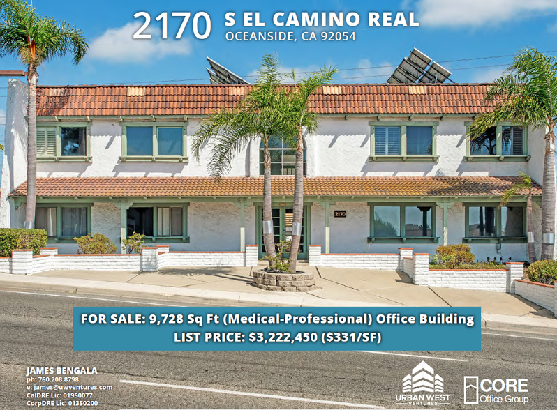 Primary Photo Of 2170 S El Camino Real, Oceanside Medical For Sale