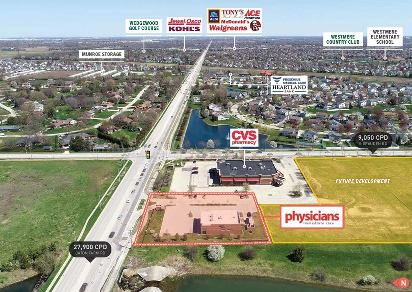 More Photos Of 6050 Caton Farm Rd, Plainfield Freestanding For Sale