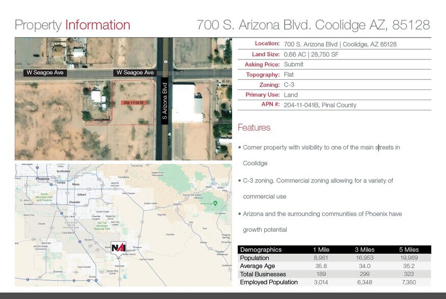 More Photos Of 700 S Arizona Blvd, Coolidge Land For Sale