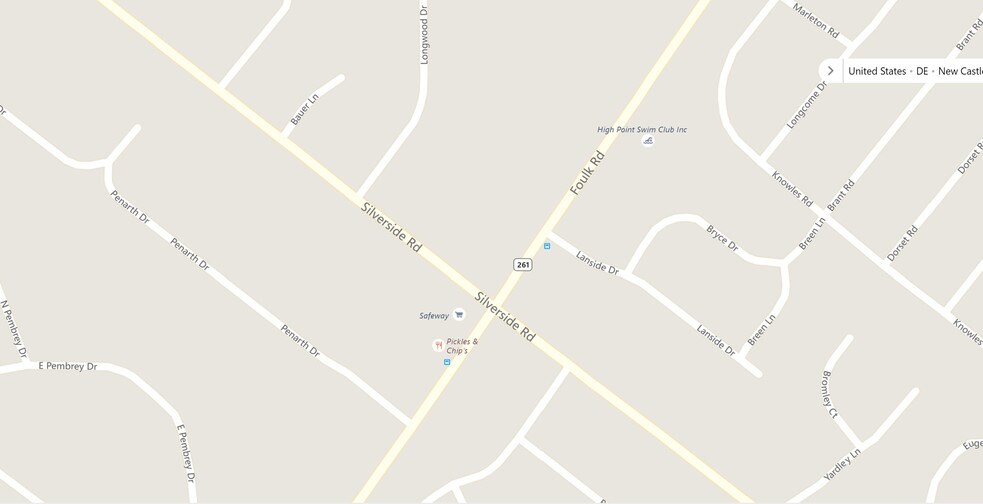 More Photos Of 1707 Foulk Rd, Wilmington Freestanding For Lease