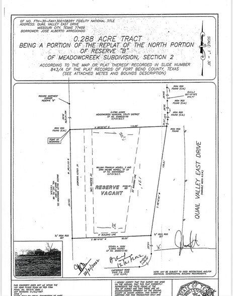 More Photos Of 3117 Quail Valley East Drive, Missouri City Land For Sale