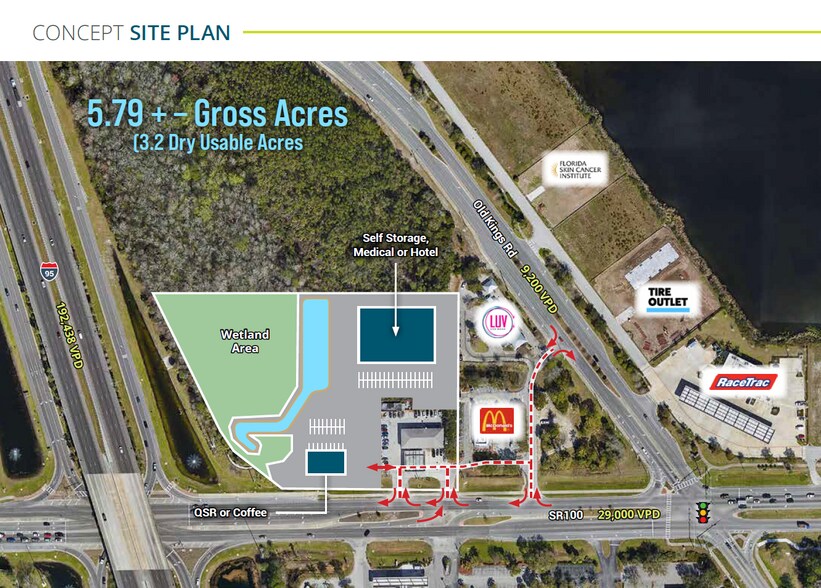 More Photos Of 6010 Highway 100, Palm Coast Land For Sale