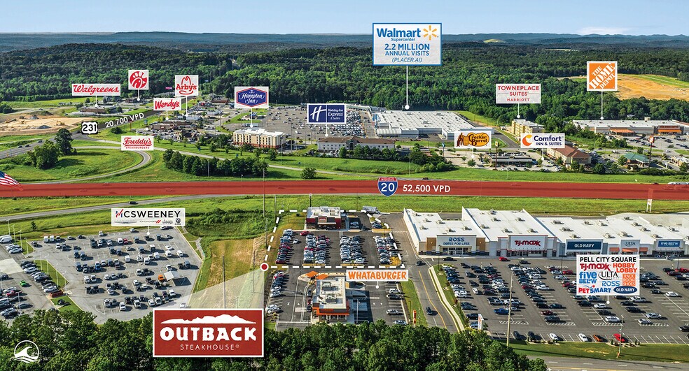 More Photos Of 2775 Dr John Haynes Dr, Pell City Restaurant For Sale