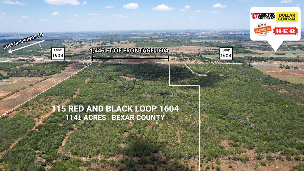 Primary Photo Of TX 1604 S Loop, Adkins Land For Sale