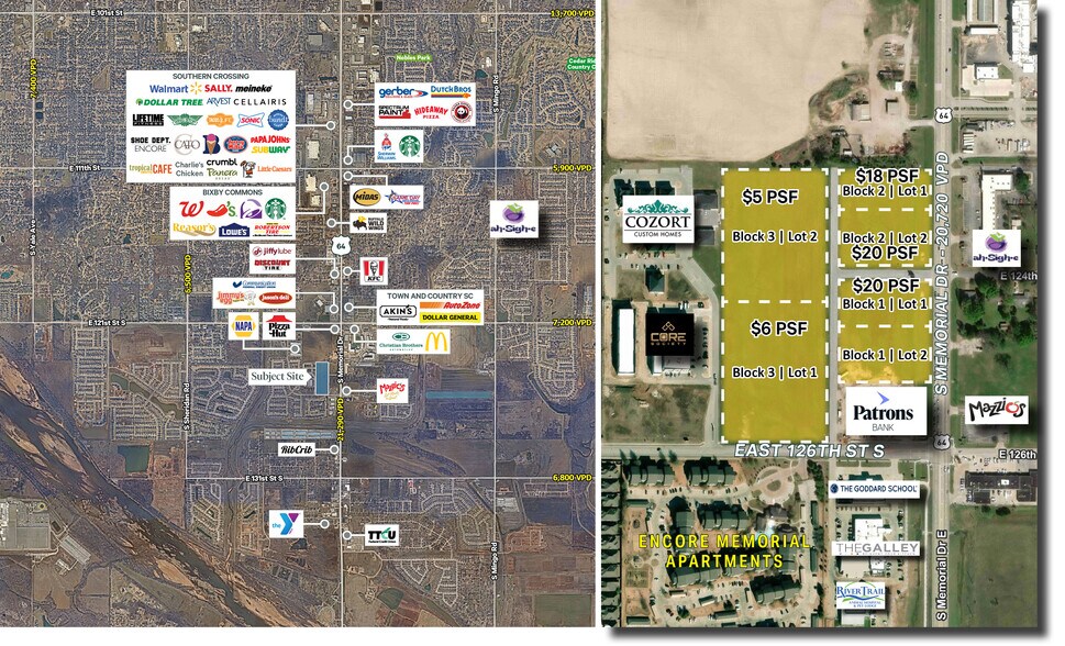 More Photos Of NWC of E 126th St S & S Memorial Dr, Bixby Land For Sale