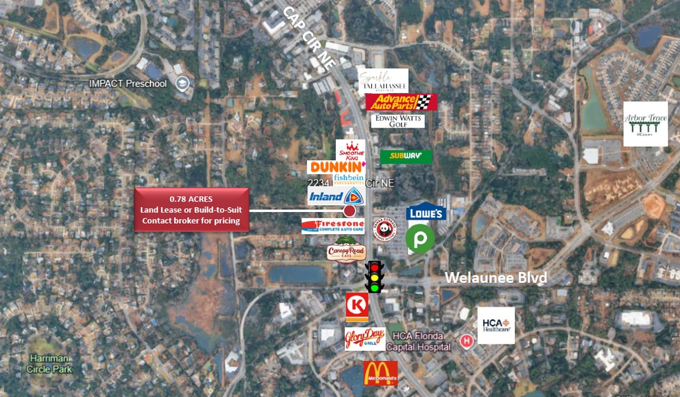 More Photos Of 2234 Capital Cir NE, Tallahassee Land For Lease