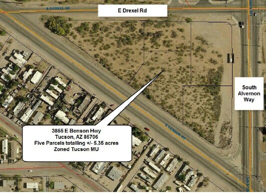 Primary Photo Of 5720 S Alvernon Way, Tucson Land For Sale