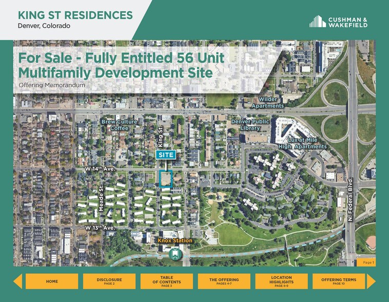 More Photos Of 1300 N King St, Denver Land For Sale