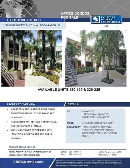 More Photos Of 2295 NW Corporate Blvd, Boca Raton Office Residential For Sale