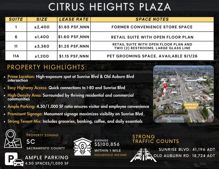 More Photos Of 7601 Sunrise Blvd, Citrus Heights Unknown For Lease