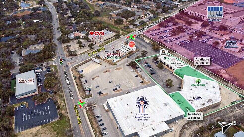 More Photos Of 3131-3175 Nacogdoches Rd, San Antonio Service Station For Lease