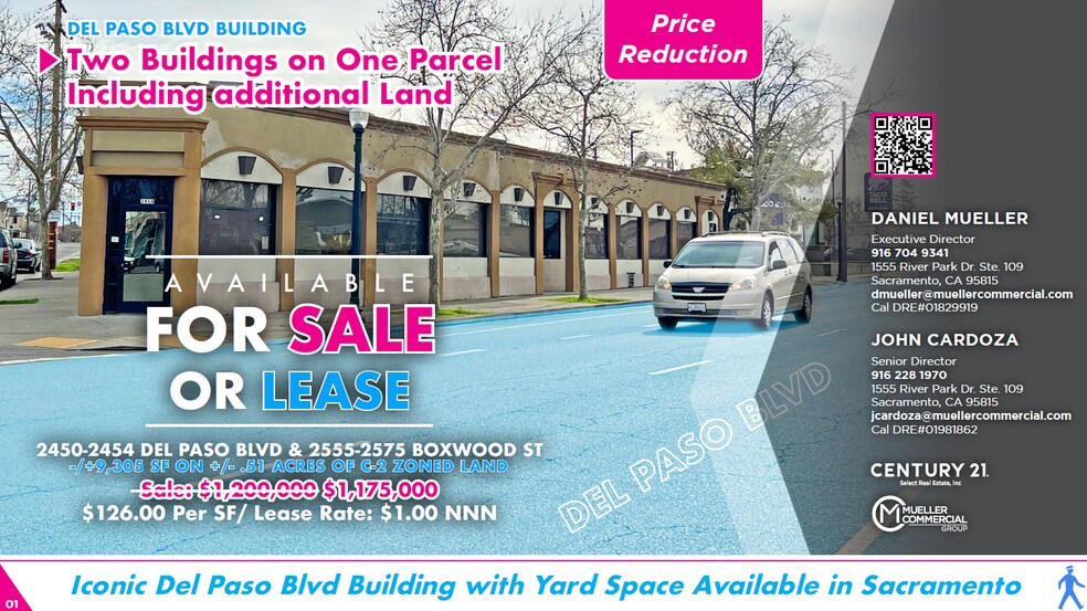 Primary Photo Of 2450-2454 Del Paso Blvd, Sacramento Office For Sale