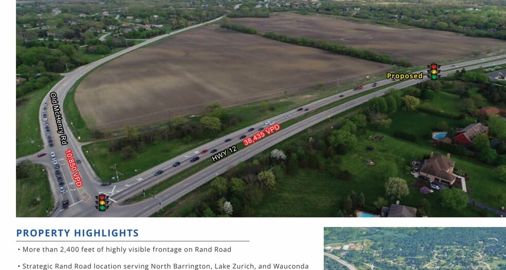 More Photos Of N Old McHenry & HWY 12, Hawthorn Woods Land For Lease