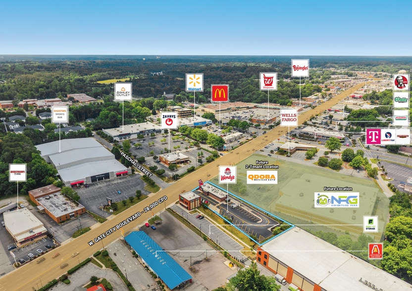 More Photos Of 3500 W Gate City Blvd, Greensboro Fast Food For Sale