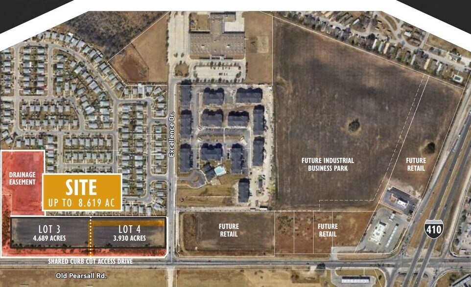 More Photos Of Old Pearsall Rd & SW Loop 410, San Antonio Land For Sale