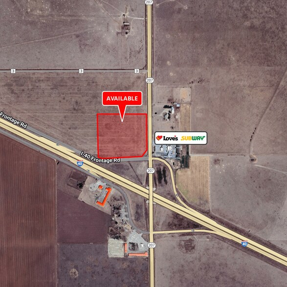Primary Photo Of I-40 & Hwy 207, Panhandle Land For Sale