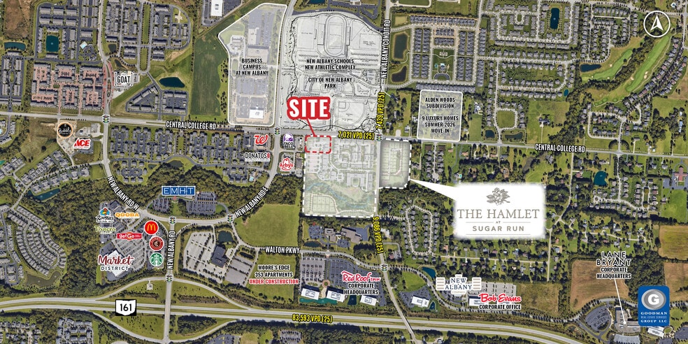 More Photos Of Central College Rd & New Albany-Condit Rd, New Albany Land For Lease