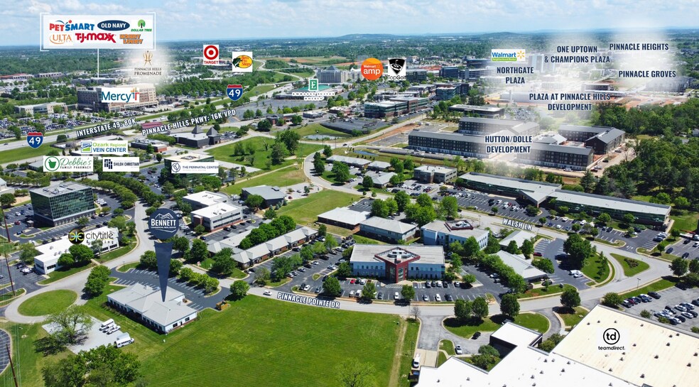 More Photos Of 5501 Pinnacle Point Dr, Rogers Office For Lease