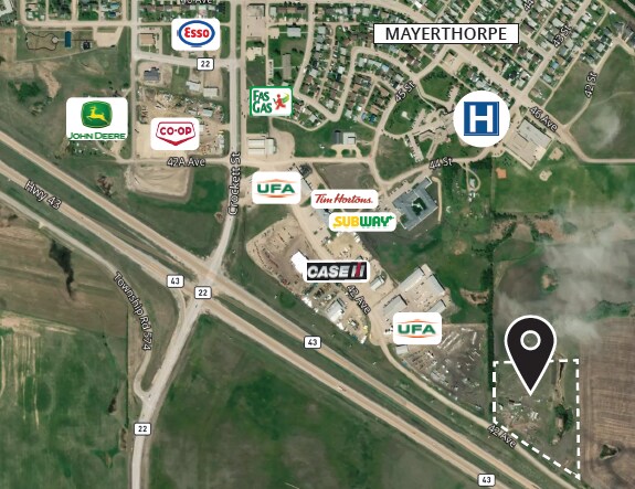 More Photos Of 4420 42 Av, Mayerthorpe Land For Sale