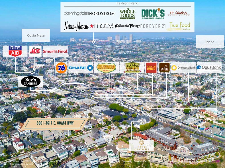 More Photos Of 3601-3617 E Coast Hwy, Corona Del Mar Unknown For Lease