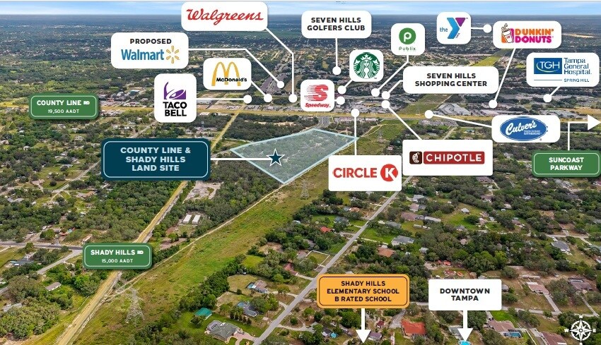 Primary Photo Of 18610 Shady Hills Rd, Spring Hill Land For Sale