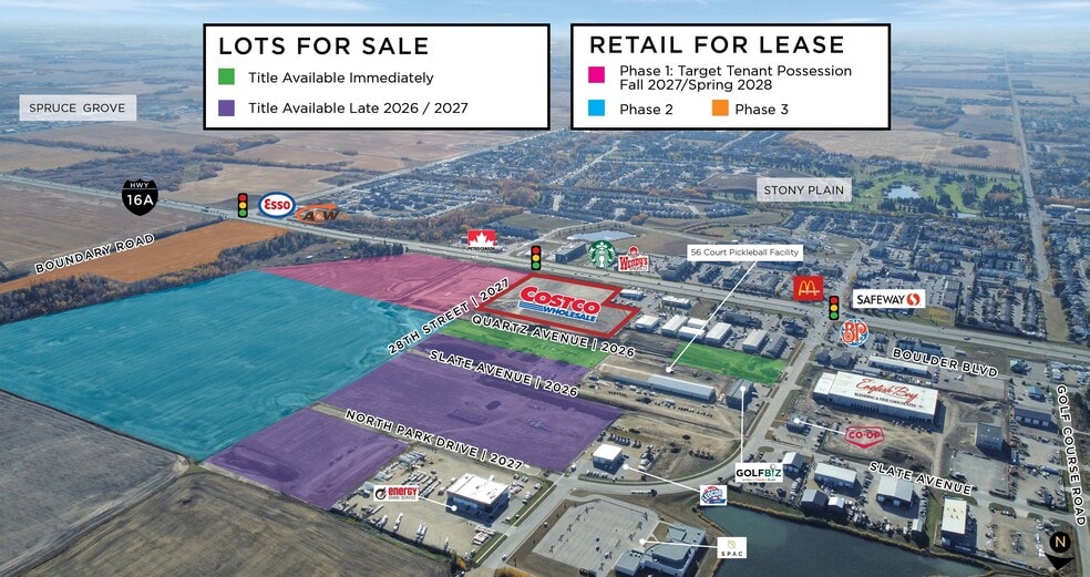 More Photos Of 28 St @ Highway 16A, Stony Plain General Retail For Lease