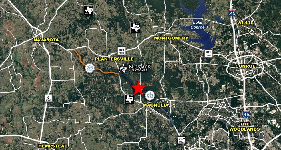 More Photos Of FM 1486 @ Aggie Expy, Montgomery Land For Sale