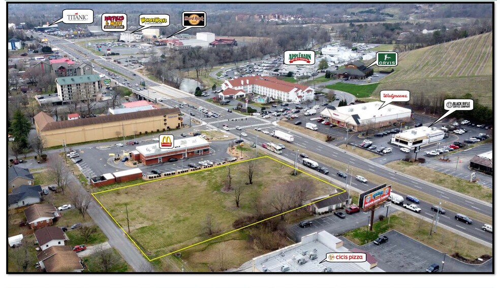 More Photos Of 1819 Parkway, Sevierville Land For Lease