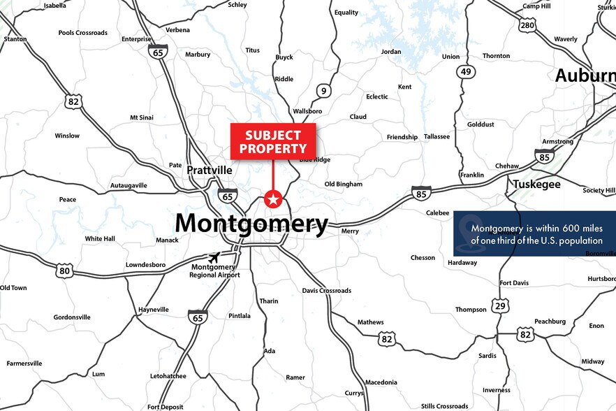 More Photos Of 1111 Emory Folmar Blvd, Montgomery Distribution For Sale