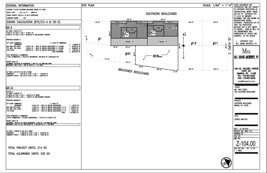 More Photos Of 726 Southern Blvd, Bronx Land For Sale