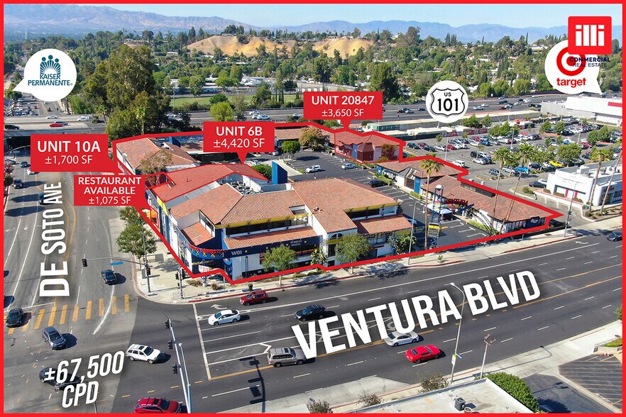 Primary Photo Of 20833-20861 Ventura Blvd, Woodland Hills Unknown For Lease