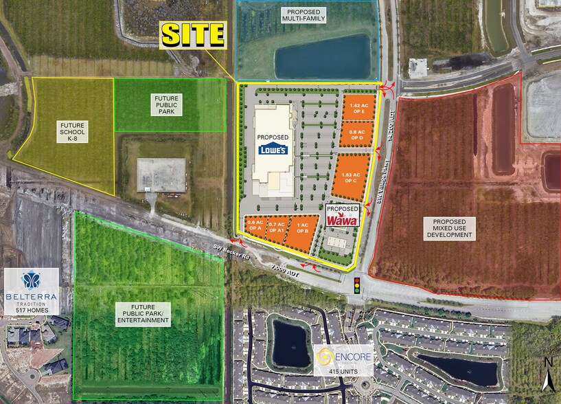 More Photos Of SW Village Pky @ SW Becker Rd, Port Saint Lucie Land For Lease