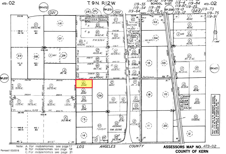 More Photos Of South East Corner of 30th St West & Gaskell Rd. Rd, Rosamond Land For Sale