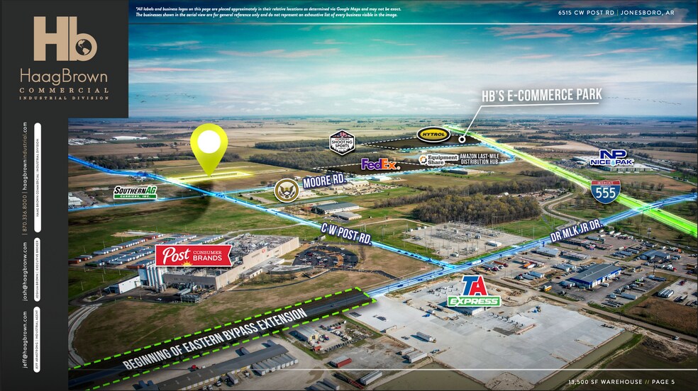 More Photos Of 6515 CW Post Road, Jonesboro Warehouse For Lease