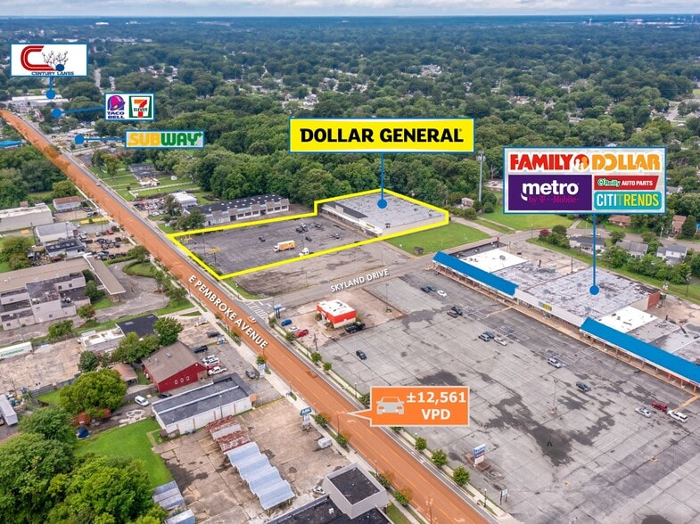 More Photos Of 1933 E Pembroke Ave, Hampton Storefront For Sale