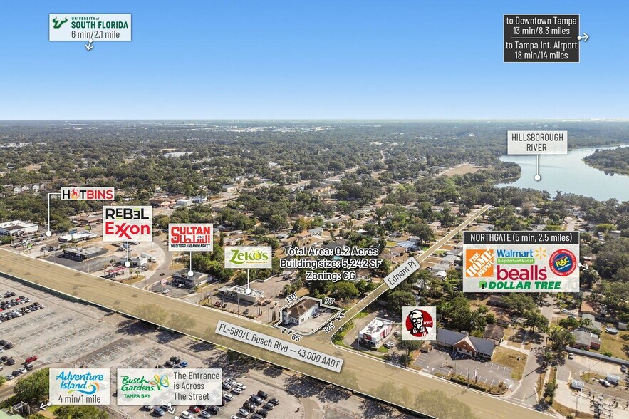More Photos Of 3601 E Busch Blvd, Tampa Storefront Retail Office For Sale