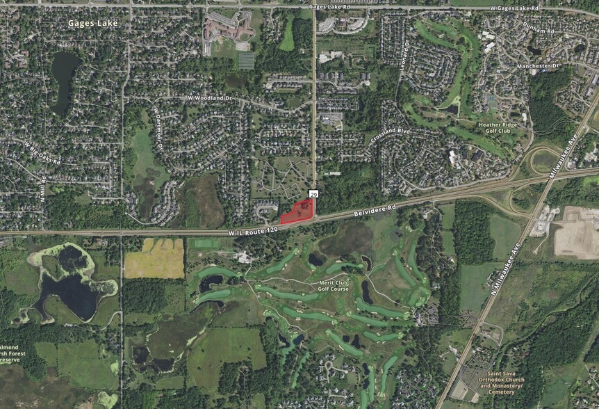 Primary Photo Of 17072 W. IL Route 120, Grayslake Land For Sale