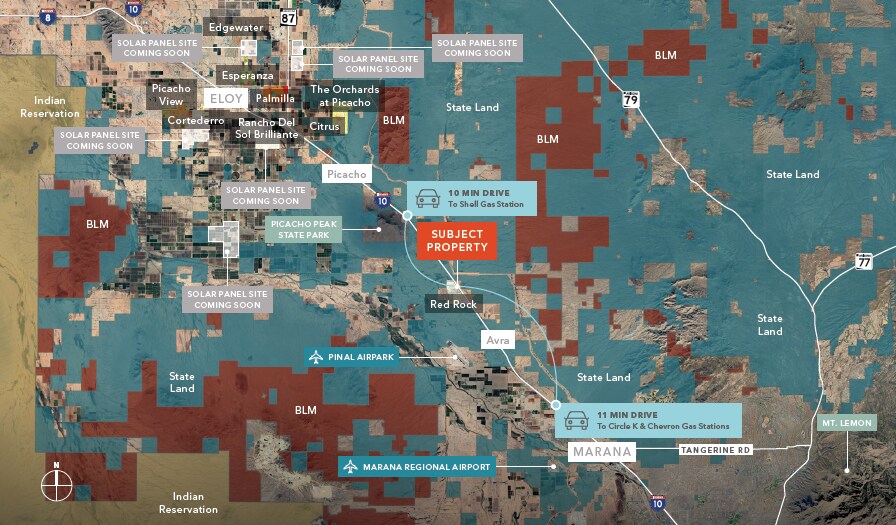 More Photos Of 22593 E Sasco Rd, Red Rock Land For Sale