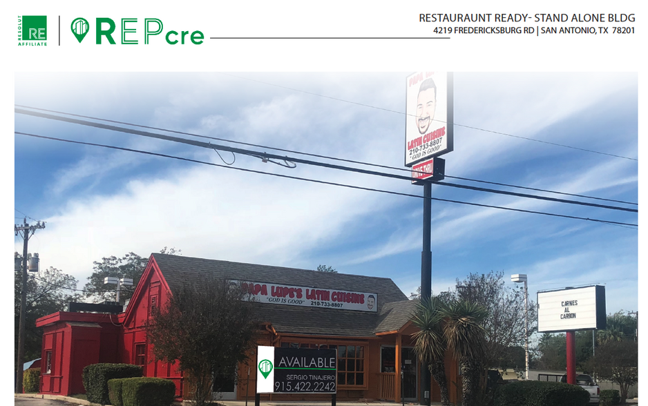 Primary Photo Of 4219 Fredericksburg Rd, San Antonio Restaurant For Sale