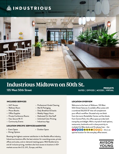 More Photos Of 135 W 50th St, New York Coworking Space