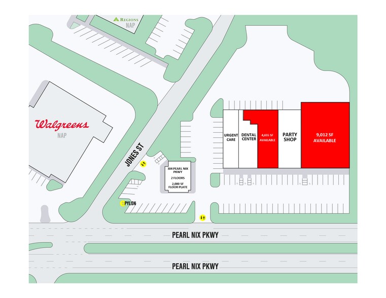 More Photos Of 300 Pearl Nix Pky, Gainesville Unknown For Lease