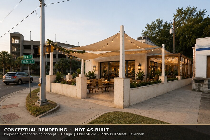 More Photos Of 2705 Bull St, Savannah Freestanding For Lease